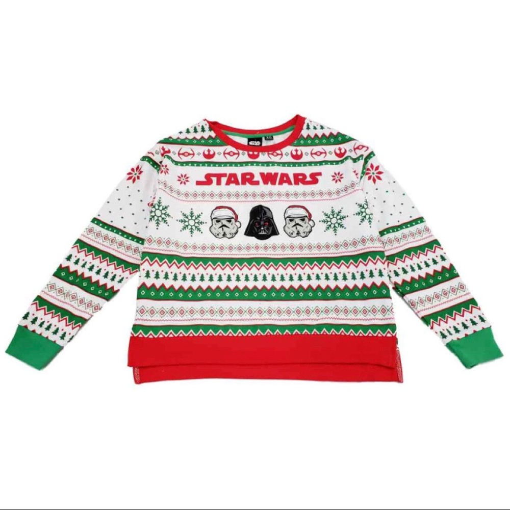 womens fleece star wars ugly christmas sweater